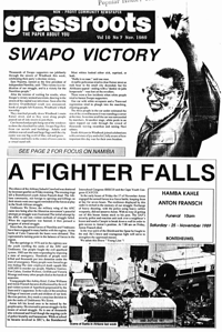 Grassroots Volume 10 Number 7 November 1989