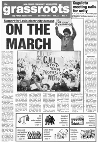 Grassroots Volume 2 Number 7 October 1981