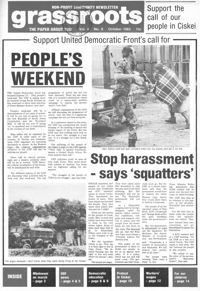 Grassroots Volume 4 Number 8 October 1983