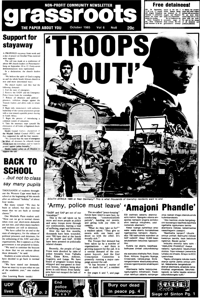 Grassroots Volume 6 Number 8 October 1985