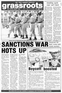 Grassroots Volume 7 Number 8 October 1986