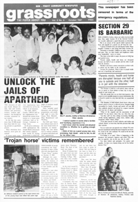 Grassroots Volume 8 Number 8 October 1987