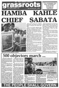 Grassroots Volume 10 Number 6 October 1989