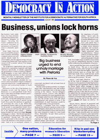 Democracy in Action August 1989