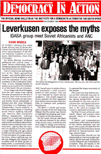 Democracy in Action December 1988