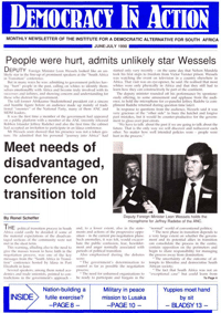 Democracy in Action June/July 1990