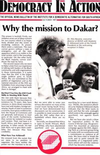 Democracy in Action October 1987