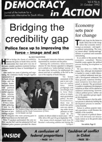 Democracy in Action Volume 6 Number 6 October 1992