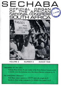Sechaba Volume 2 Number 8 August 1968