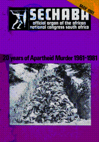Sechaba May 1981