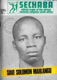 Sechaba Volume 12 Fourth Quarter 1978
