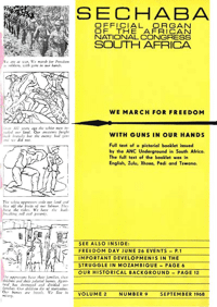 Sechaba Volume 2 Number 9 September 1968