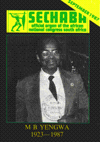 Sechaba September 1987