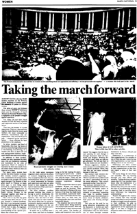Taking the march forward