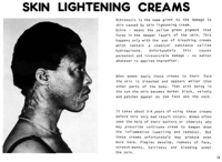 Skin lightening creams