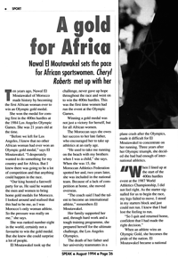 A gold for Africa