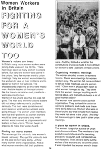 Women workers in Britain fighting for a women