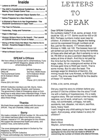Letters to Speak