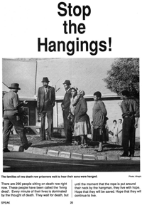 Stop the hangings!