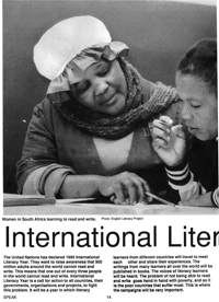 International literacy year 1990