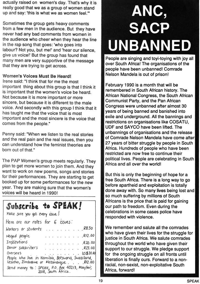 ANC, SACP unbanned