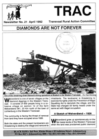 Diamonds are not forever