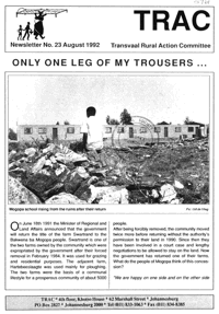 Only one leg of my trousers ...