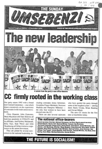 
Umsebenzi Special Congress Edition 8 December 1991