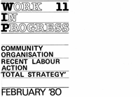 Work in progress Issue 11 February 1980