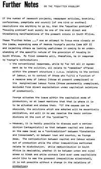 Further notes on the squatter problem