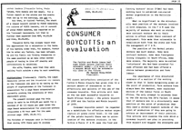 Consumer boycotts: an evaluation