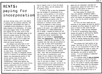 Rents: paying for incorporation