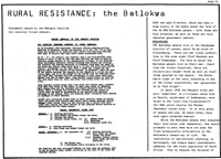 Rural resistance: the Batlokwa