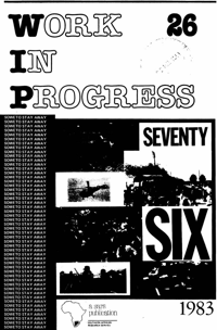 Work in progress Issue 26 April 1983
