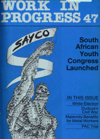 Work in progress Issue 46 April 1987