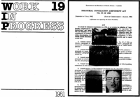 Work in progress Issue 19 August 1981