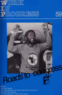 Work in Progress Issue 59 June 1989