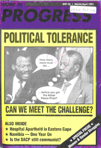 Work in Progress 73 March/April 1991