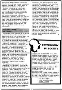 Psychology In Society