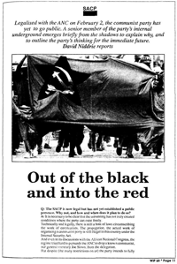 SACP: out of the black and into the red