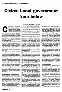 Civics: Local government fromn below