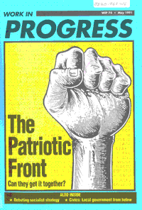 Work in Progress 74 May 1991