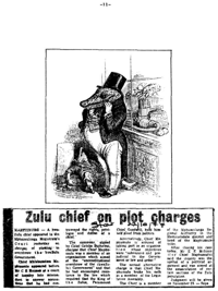 Zulu chief on plot charges
