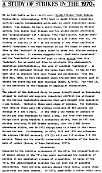 A study of strikes in the 1970s