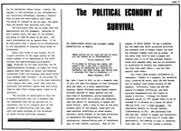 The political economy of survival