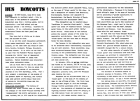 Bus boycotts