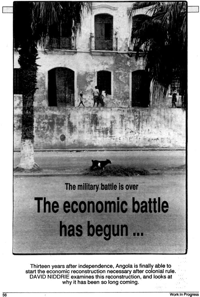 The military battle is over: the economic battle has begun...