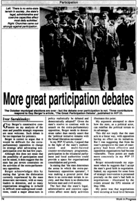 More great participation debates