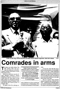 Sisulu e Kathrada: comrades in arms