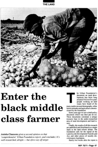 Enter the black middle class farmer